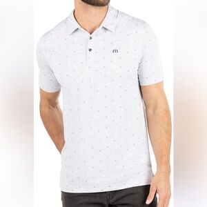 Travis Mathew hot Chili Polo XXL EUC